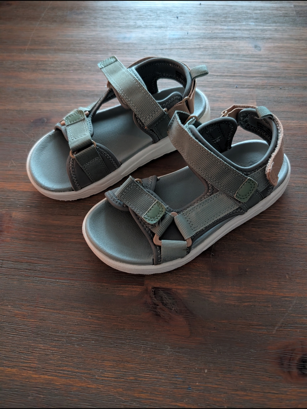 H&M Green Kids Adjustable Strap Sandals